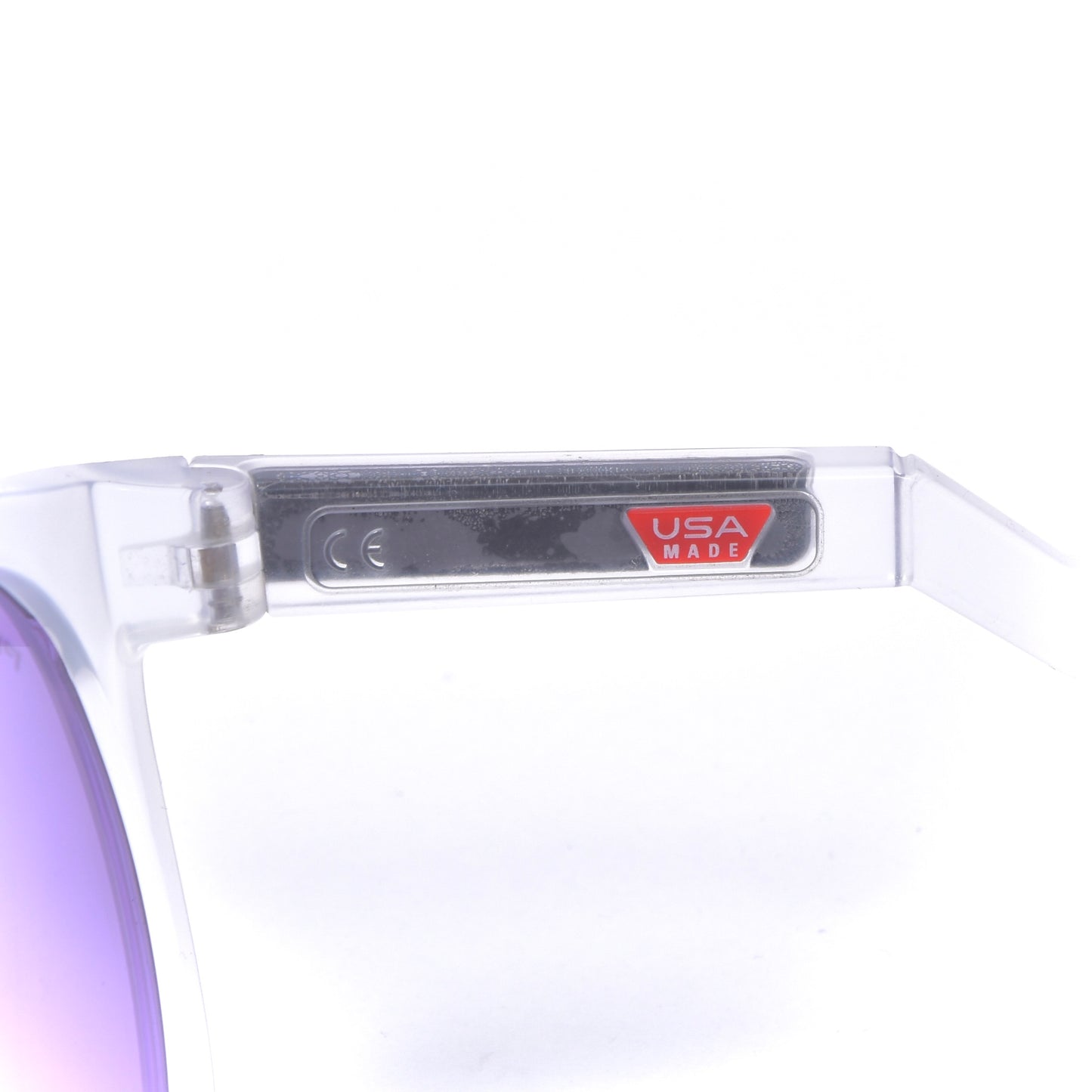 Oakley HSTN OO9464-0252 Sonnenbrille - Matt Klar/Prizm Violet