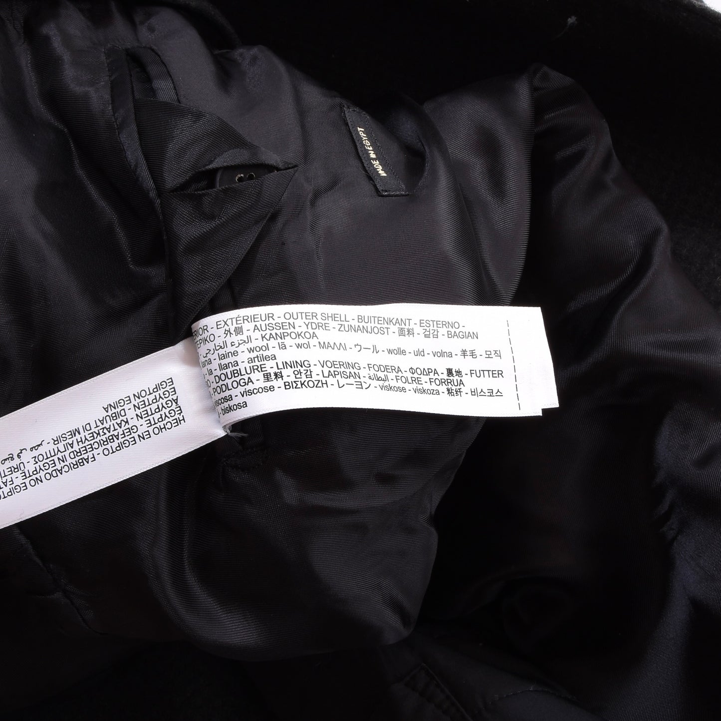 Massimo Dutti Wollmantel Größe 54 ca. 59,5cm - Karo