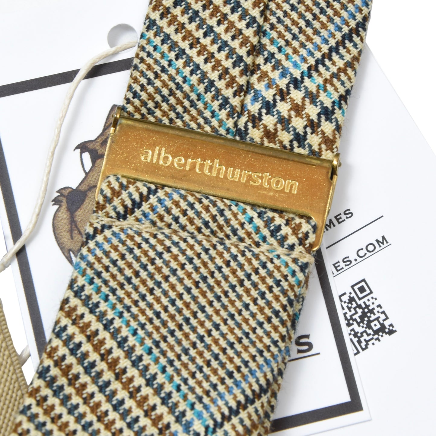 Albert Thurston Wool Braces/Suspenders - Prince of Wales