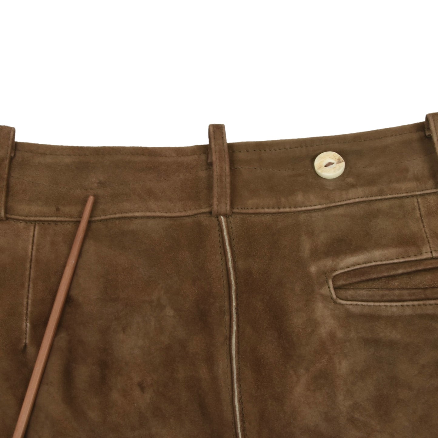 K&K Kaiserjäger Suede Lederhose Size 50 - Brown