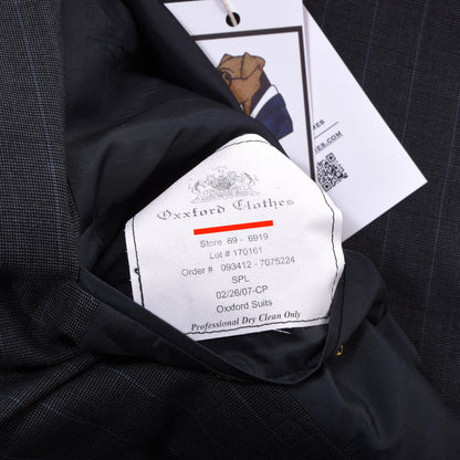 Oxxford Clothes 100% Wool Super 100s Suit Chest ca. 60cm - Grey