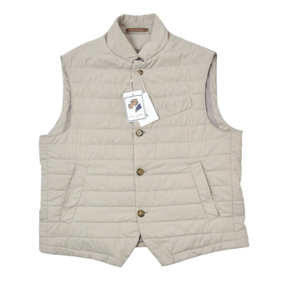 Eleventy Nylon Vest Size XXL - Beige