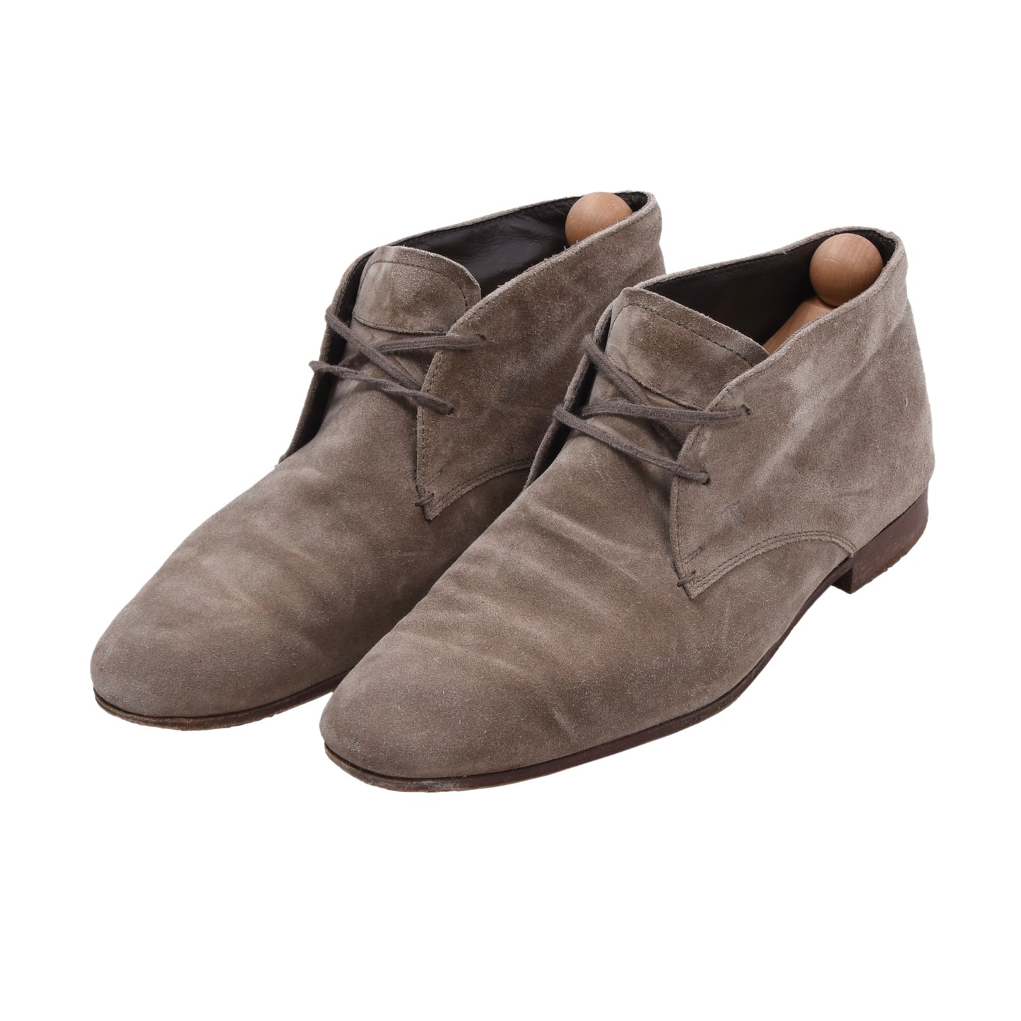 Tod's Chukka-Stiefel aus Wildleder, Größe 8 1/2, Beige/Hellbraun