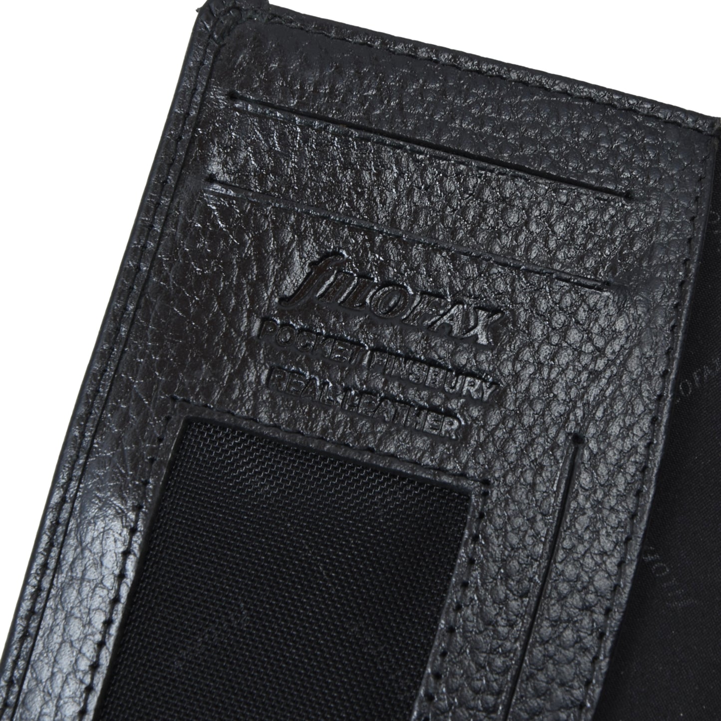 Filofax Leather Personal Organizer "Finsbury" - Black