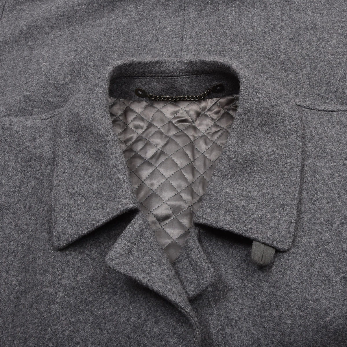 Vintage Irish Tweed 100% Wolle Mantel Gr. 54 - Grau