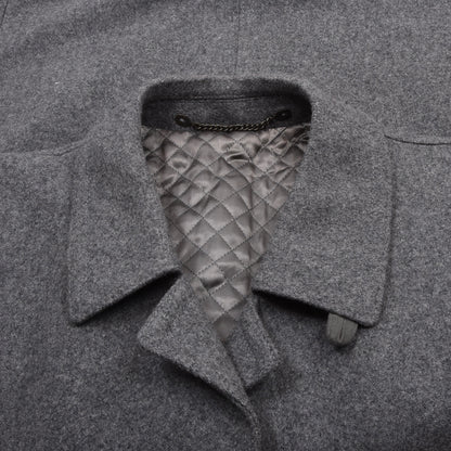 Vintage Irish Tweed 100% Wolle Mantel Gr. 54 - Grau