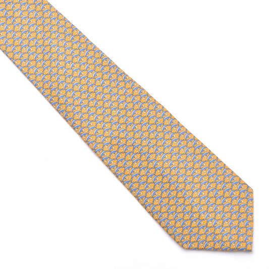 Brooks Brothers 100% Seide Krawatte Made in USA – Gelb Delfine