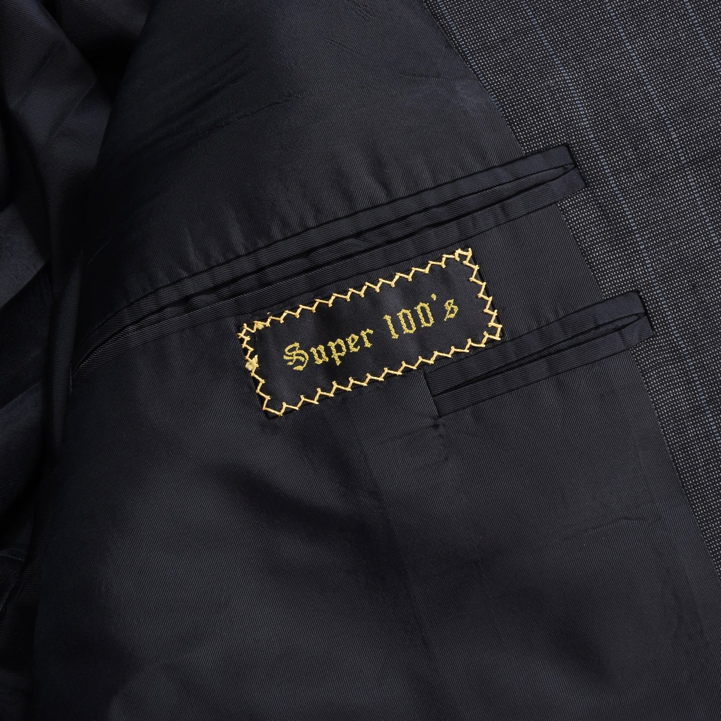 Oxxford Clothes 100% Wool Super 100s Suit Chest ca. 60cm - Grey