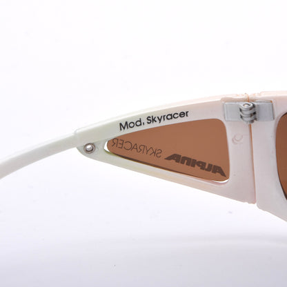 Alpina Mod. Skyracer Vintage Sonnenbrille - Weiß/Regenbogen