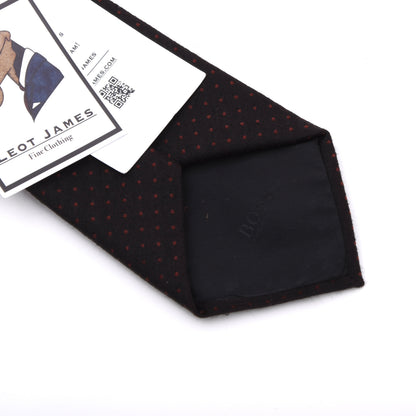 Hugo Boss Wolle-Seide Krawatte Made in Italy - Kupfer/Orange