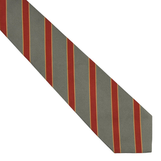 Chester Barrie 100% Silk Repp Stripe Tie ca. 144cm/9cm - Orange Stripes