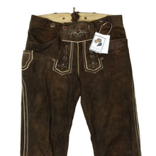 Load image into Gallery viewer, Spieth &amp; Wensky Wild Bock Suede Lederhose/Pants Size 50 - Brown