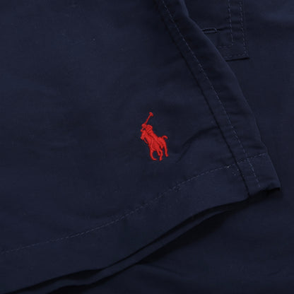 Polo Ralph Lauren Badeshorts/Badehose Größe M Taille ca. 37,5cm – Marineblau (Rot)