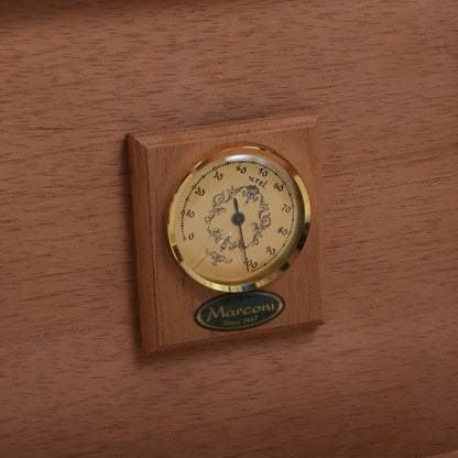 Wooden Humidor + Passatore Humidifier