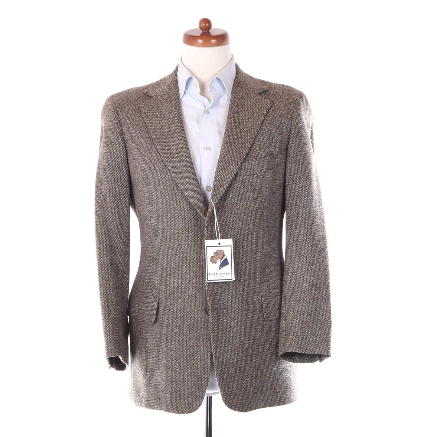 Vintage 1981 Chaps Ralph Lauren 100% Wool Tweed Suit Chest ca. 51cm