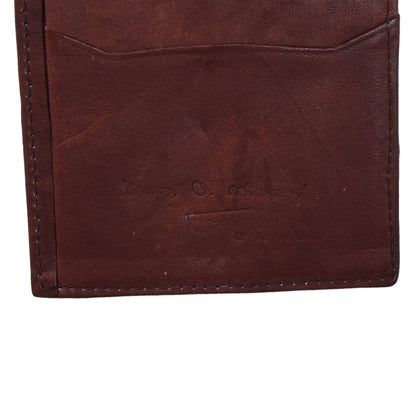 Crocodile/Alligator Leather Wallet ca. 11cm - Brown