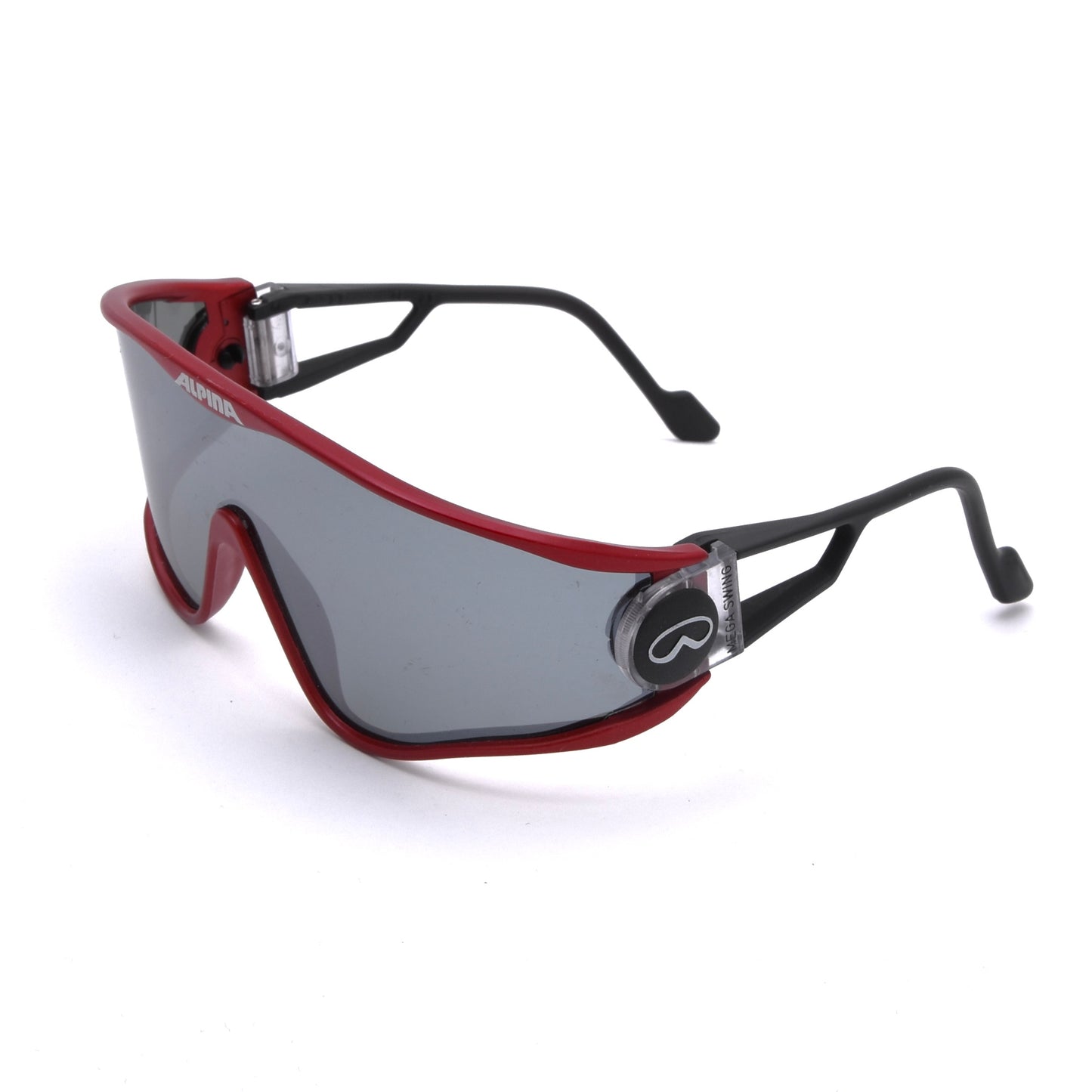 Alpina Mega Swing Fahrradsonnenbrille – Rot