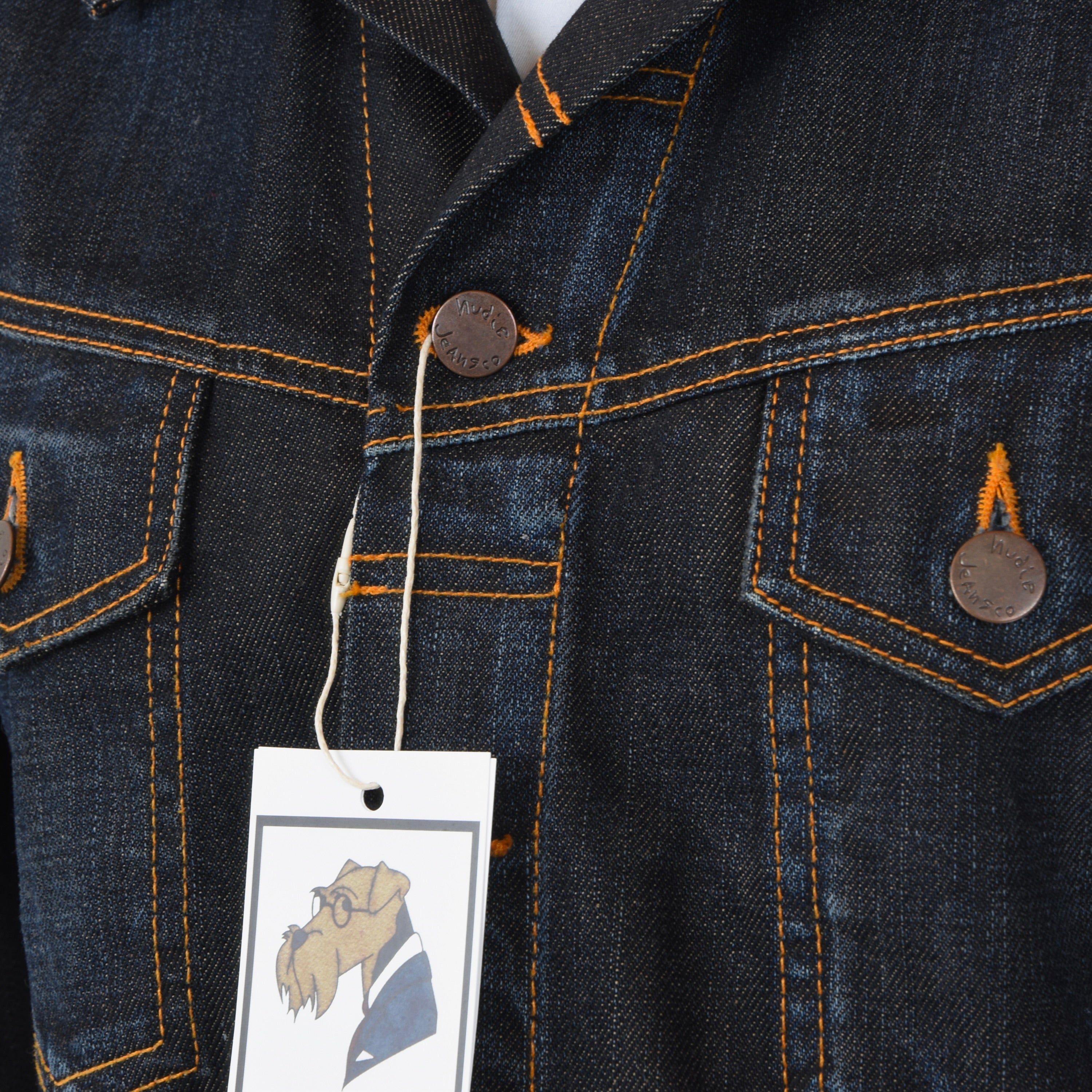 Nudie Jeans Denim Jacket Conny True Worn Size XL - Blue – Leot James