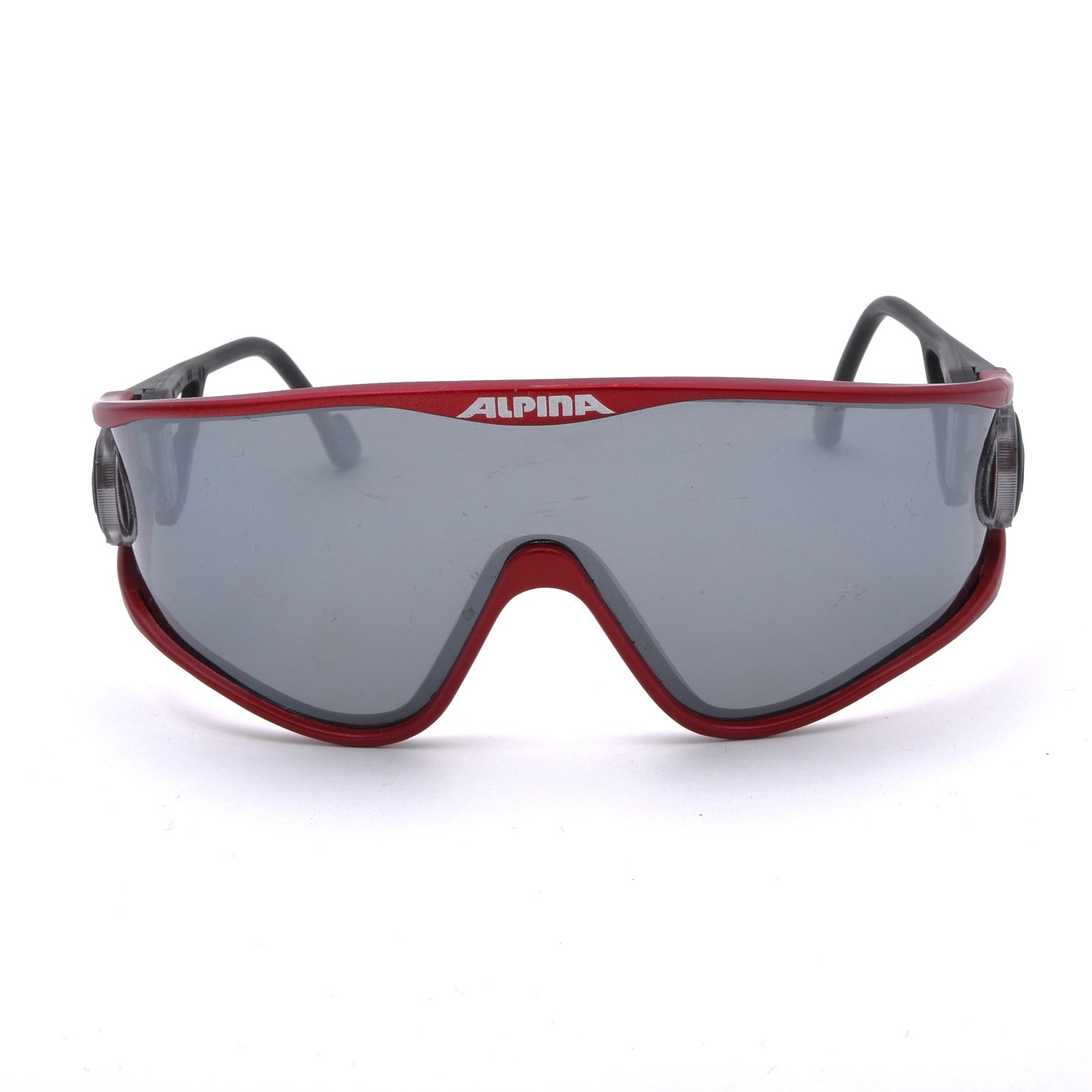 Alpina Mega Swing Fahrradsonnenbrille – Rot
