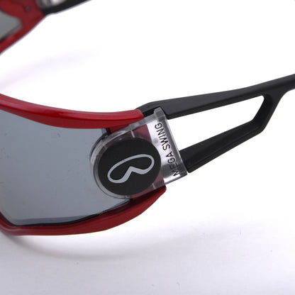 Alpina Mega Swing Fahrradsonnenbrille – Rot