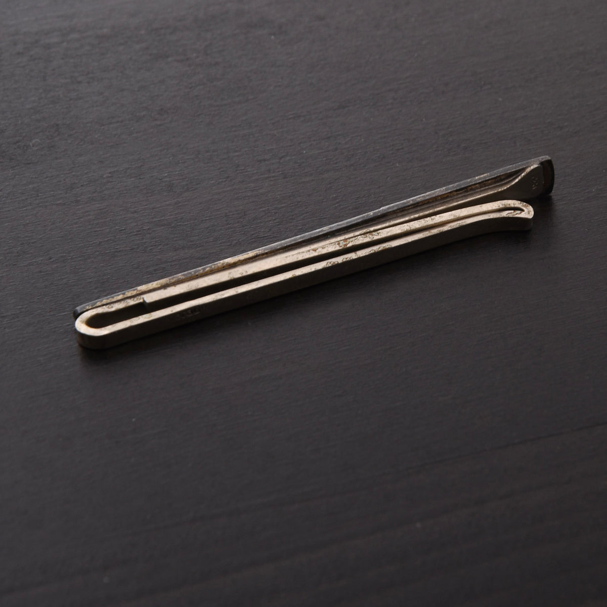 Vintage 835 Silber Manschettenknöpfe & Krawattenklammer Set - Perlmutt