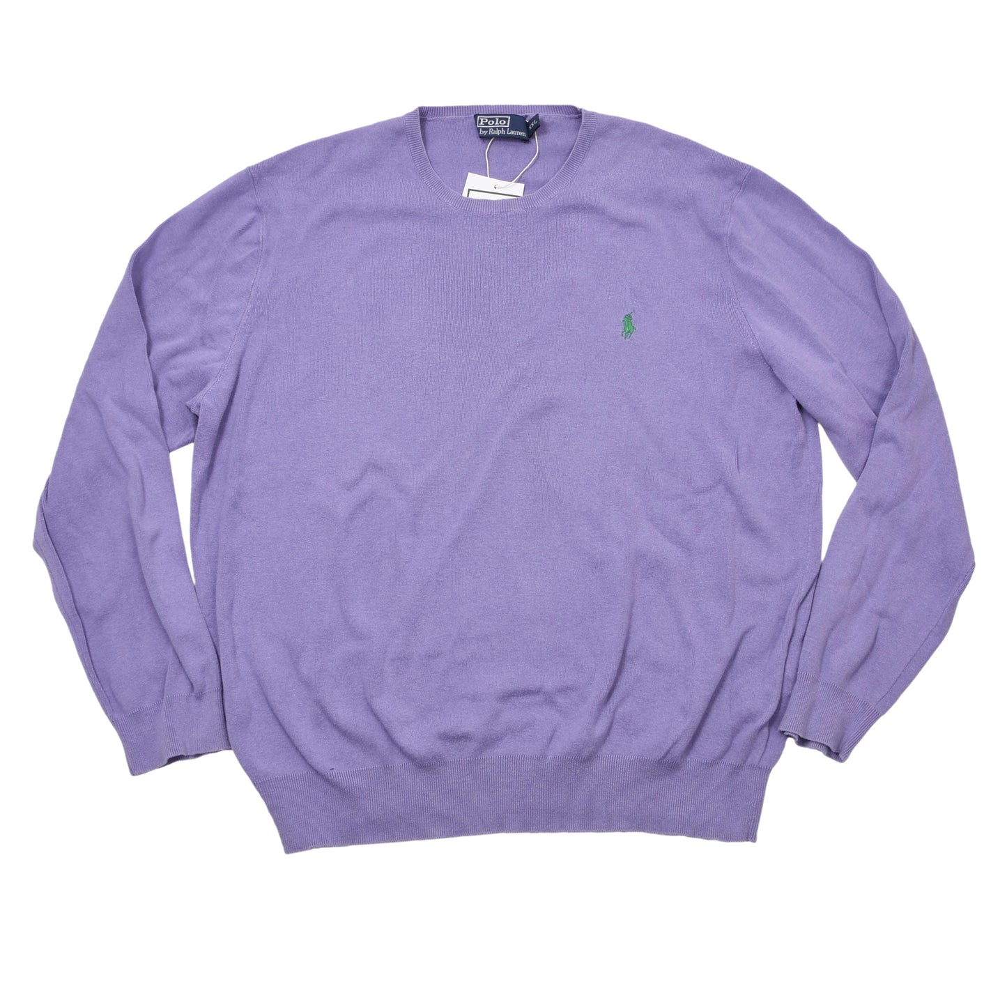 Polo Ralph Lauren Pima-Baumwollpullover, Größe XXL (ca. 62 cm), Lavendel