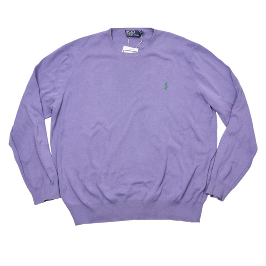 Polo Ralph Lauren Pima-Baumwollpullover, Größe XXL (ca. 62 cm), Lavendel