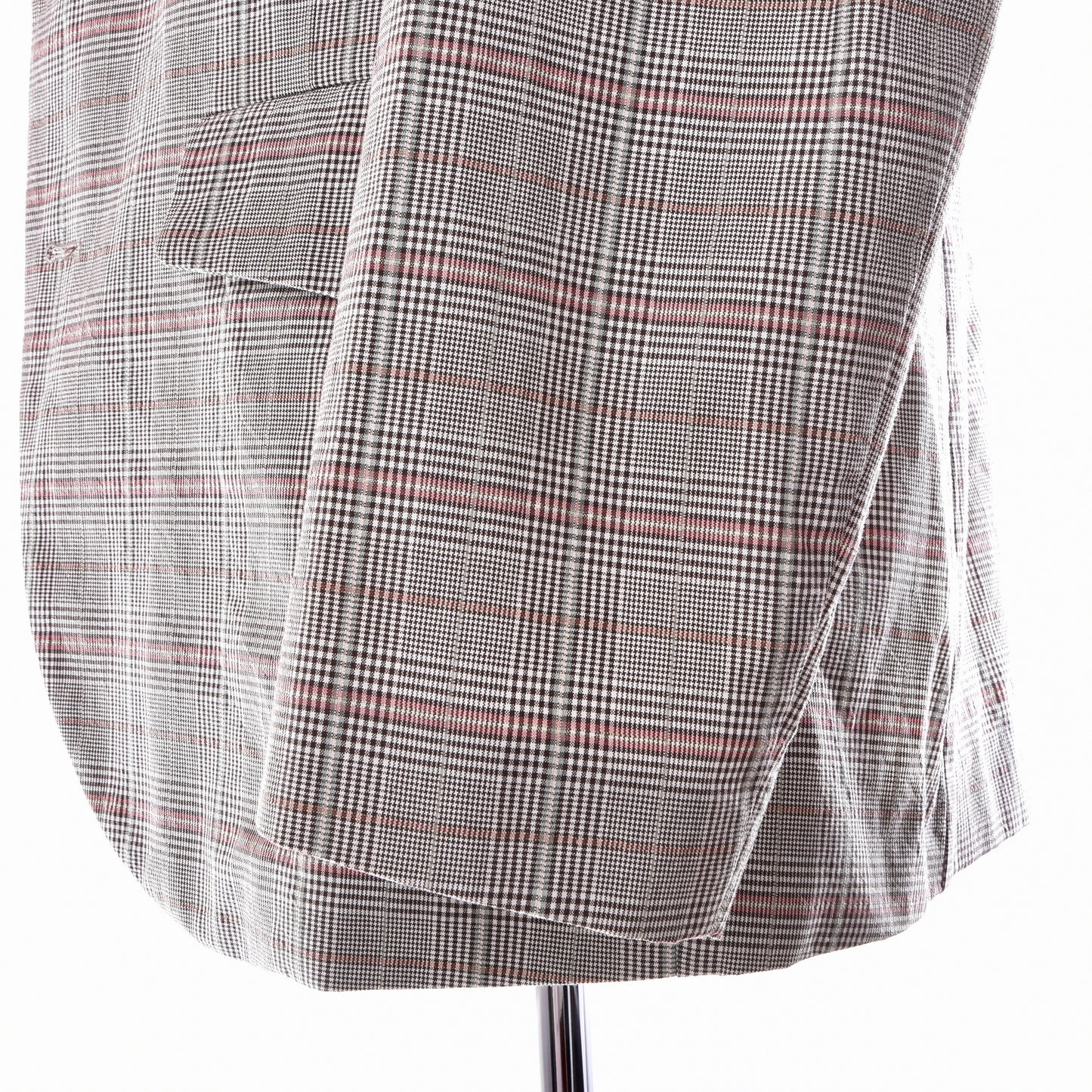 Luis Trenker Cotton-Linen Jacket Size 56 Chest ca. 60.5cm - Plaid