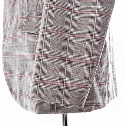 Luis Trenker Cotton-Linen Jacket Size 56 Chest ca. 60.5cm - Plaid