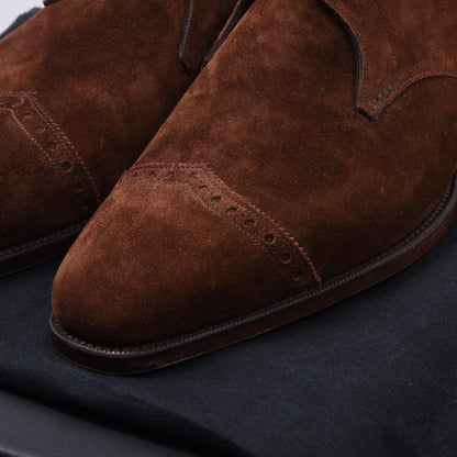 New Gaziano & Girling 'Wiltshire Polo Suede' Shoes Size 6 1/2 - Brown