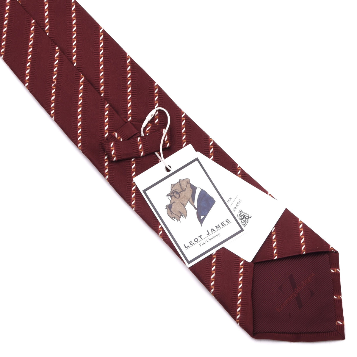 Ermenegildo Zegna 100% Seide Krawatte Made in Italy – Rot Streifen