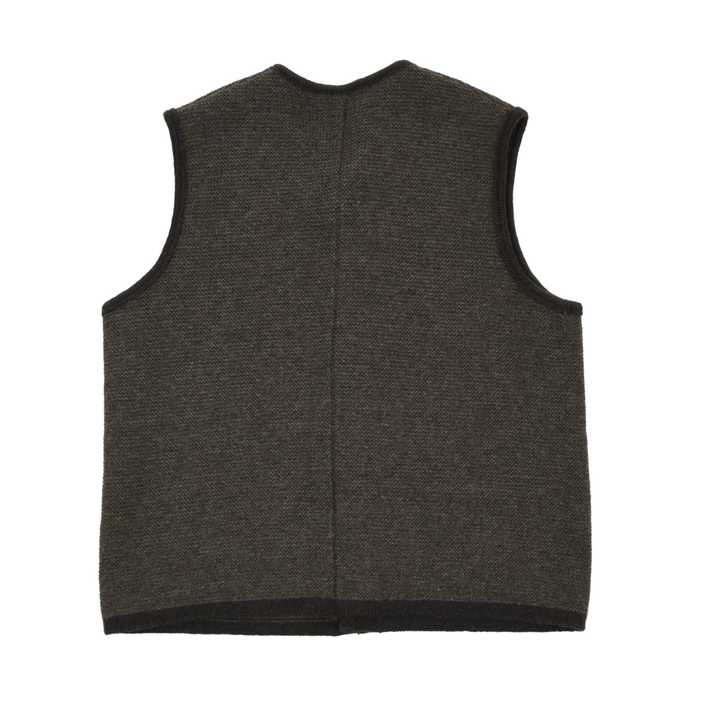 St. Peter Trachten Wool Sweater Vest/Trachtenweste Size 56 - Brown