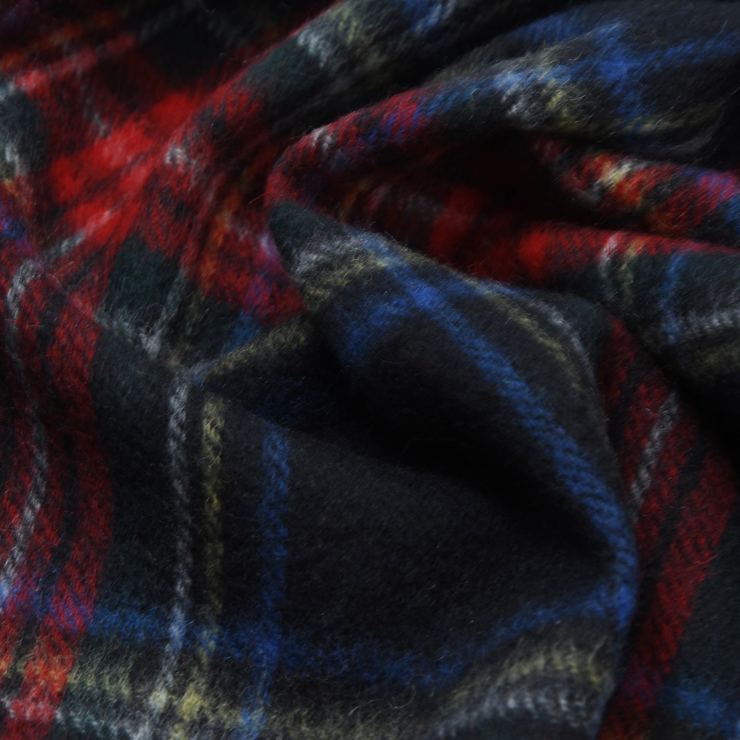 James Pringle Weavers 100% Wool Scarf ca. 171cm - Plaid