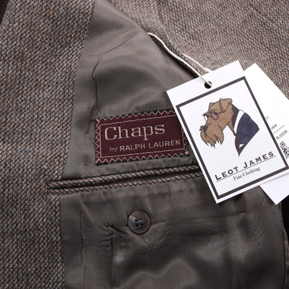 Vintage 1981 Chaps Ralph Lauren 100% Wool Tweed Suit Chest ca. 51cm