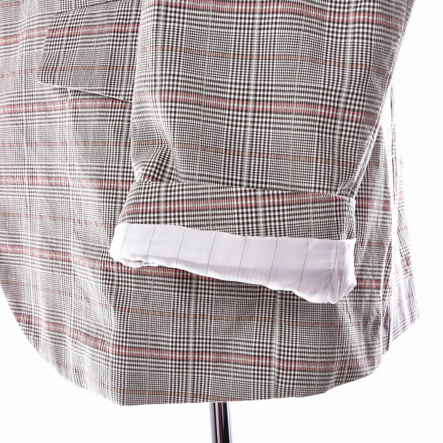 Luis Trenker Cotton-Linen Jacket Size 56 Chest ca. 60.5cm - Plaid