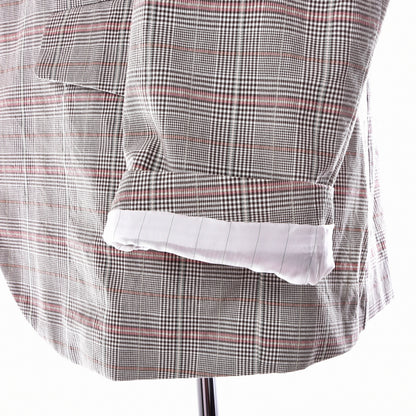 Luis Trenker Cotton-Linen Jacket Size 56 Chest ca. 60.5cm - Plaid