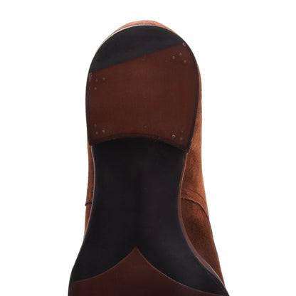 New Gaziano & Girling 'Wiltshire Polo Suede' Shoes Size 6 1/2 - Brown