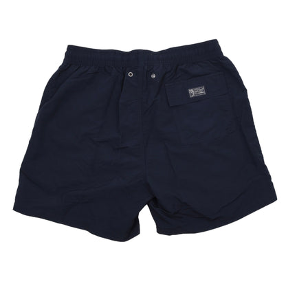 Polo Ralph Lauren Badeshorts/-hose Größe M Bundweite ca. 38,5 cm – Marineblau (Gelb)