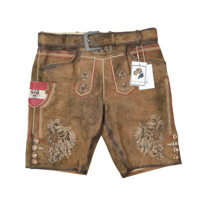 Alpin de Luxe Suede Lederhose Size 48 - Austrian Edition