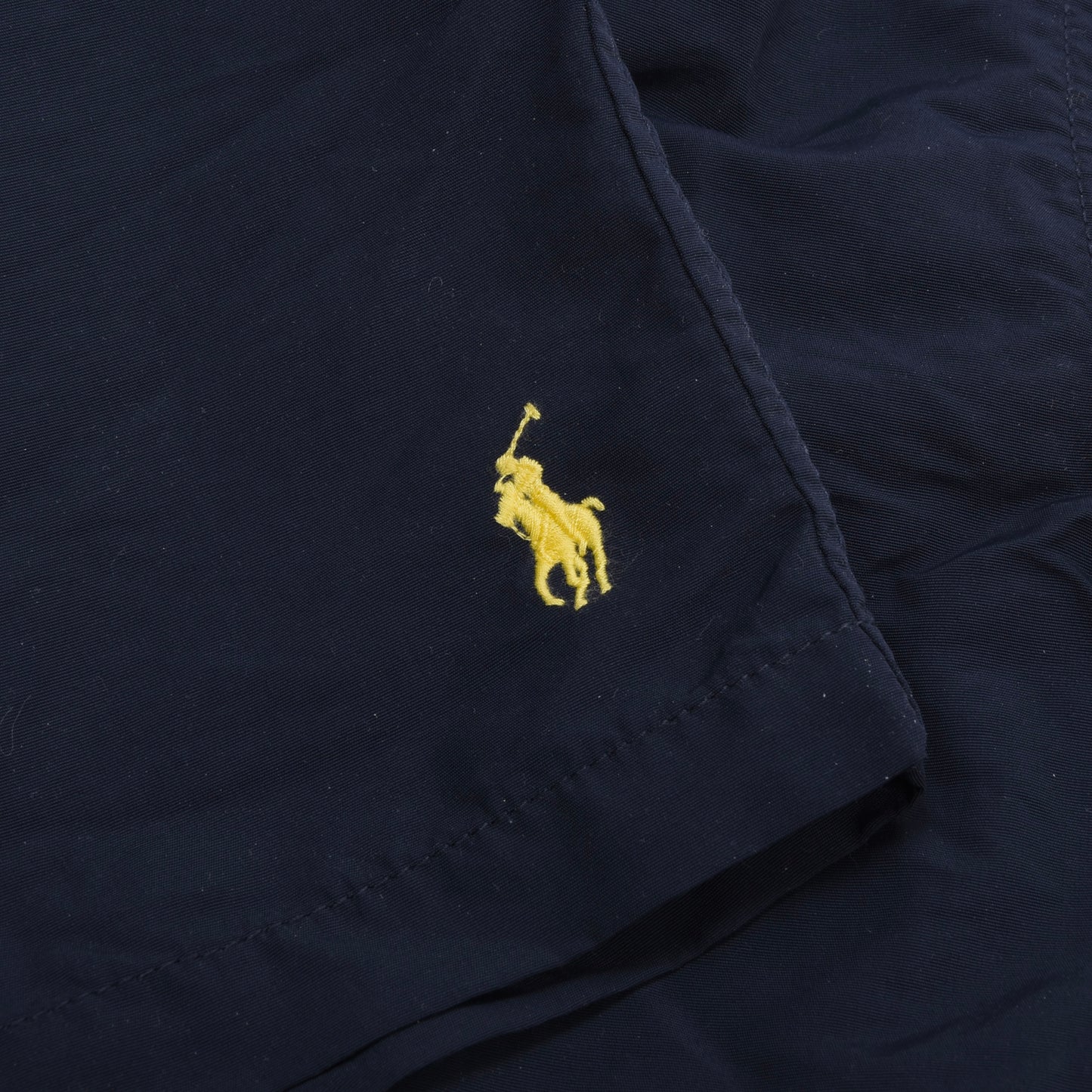 Polo Ralph Lauren Badeshorts/-hose Größe M Bundweite ca. 38,5 cm – Marineblau (Gelb)