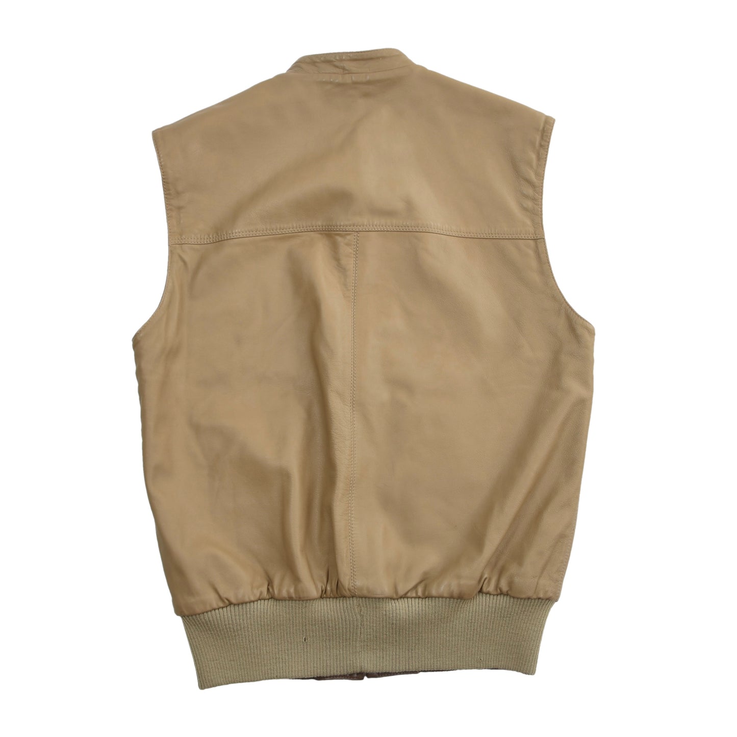 Longhi Wende-Ledergilet Größe 50 Brustumfang ca. 55cm - Braun/Hellbraun