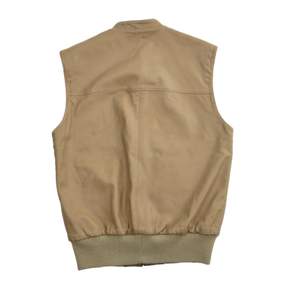 Longhi Wende-Ledergilet Größe 50 Brustumfang ca. 55cm - Braun/Hellbraun