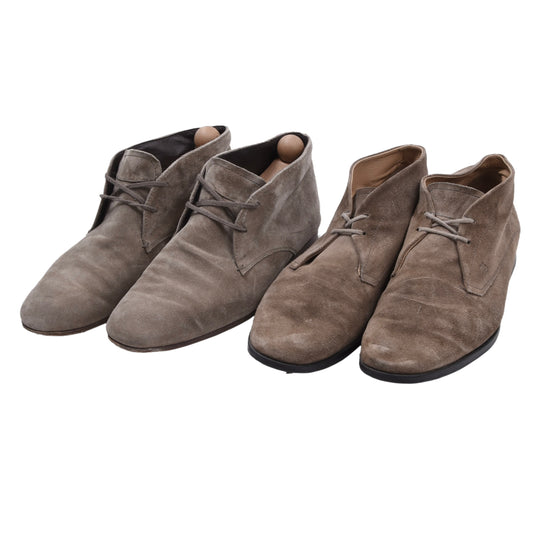 Tod's Chukka-Stiefel aus Wildleder, Größe 8 1/2, Beige/Hellbraun