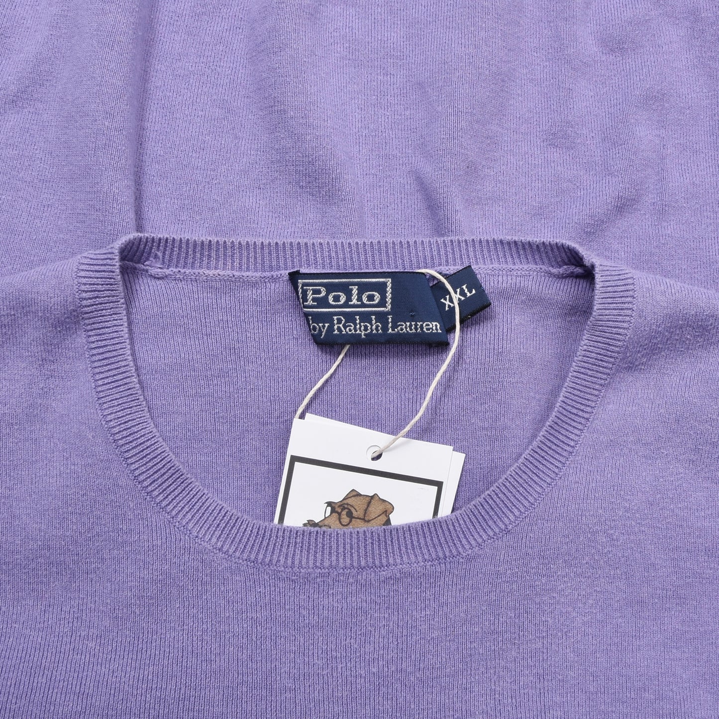 Polo Ralph Lauren Pima-Baumwollpullover, Größe XXL (ca. 62 cm), Lavendel