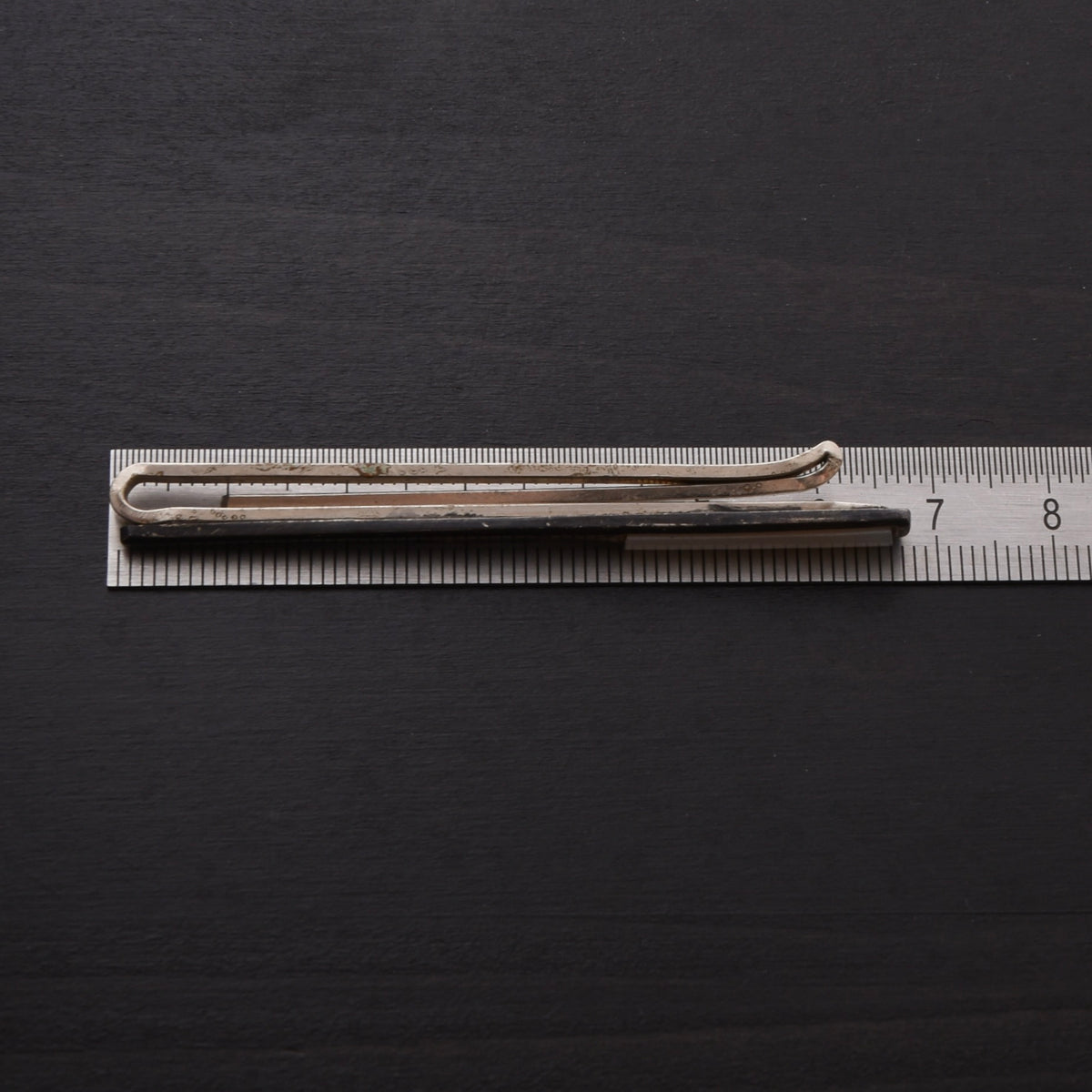 Vintage 835 Silber Manschettenknöpfe & Krawattenklammer Set - Perlmutt