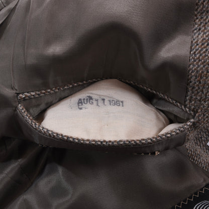 Vintage 1981 Chaps Ralph Lauren 100% Wool Tweed Suit Chest ca. 51cm