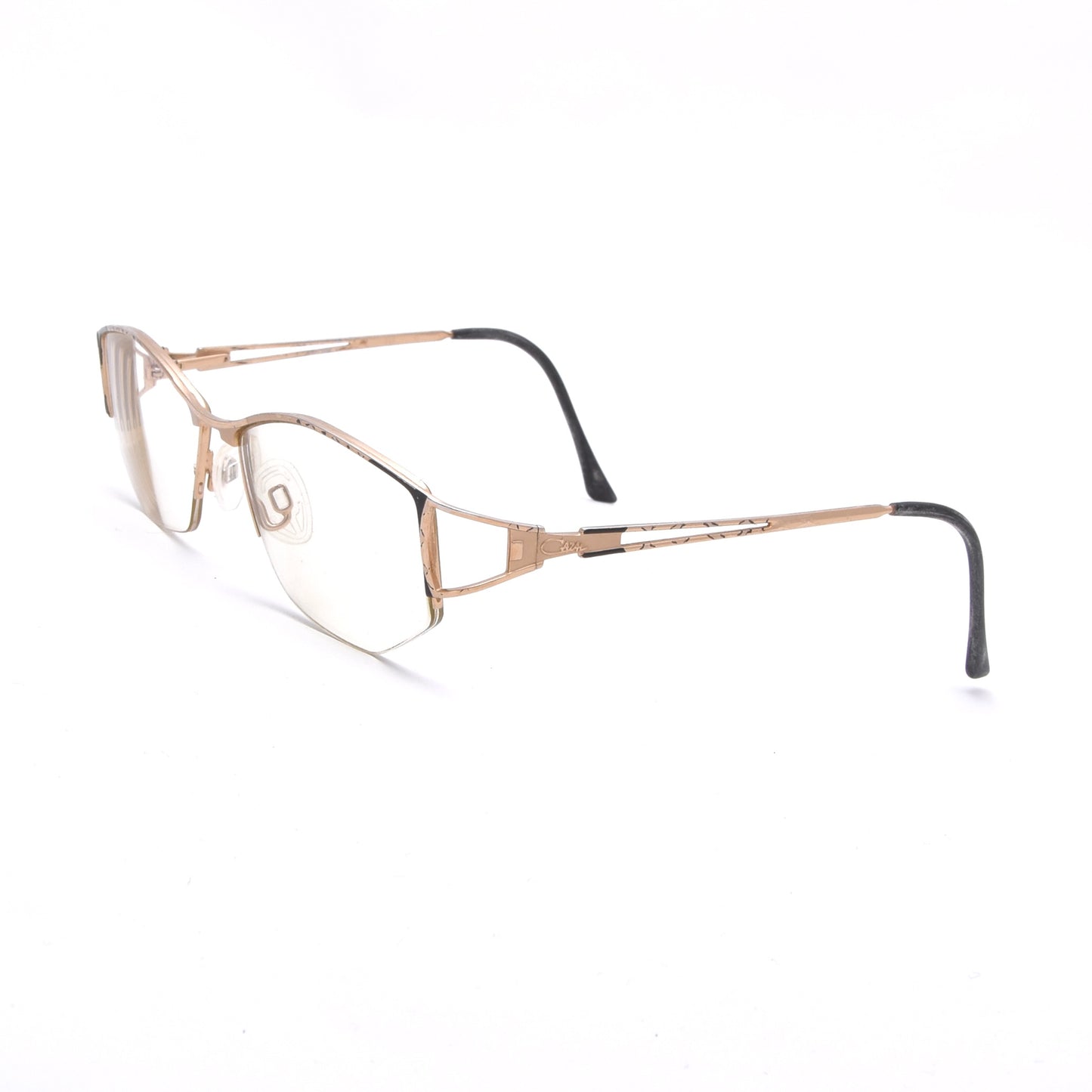 Cazal Vintage Metallrahmen - Gold & Schwarz