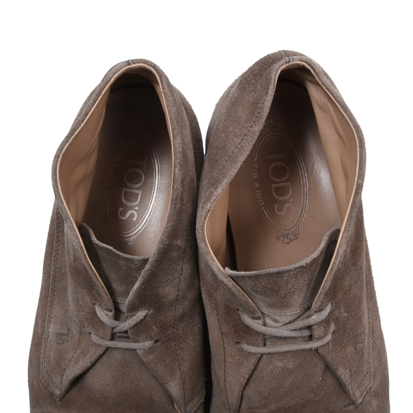 Tod's Chukka-Stiefel aus Wildleder, Größe 8 1/2, Beige/Hellbraun