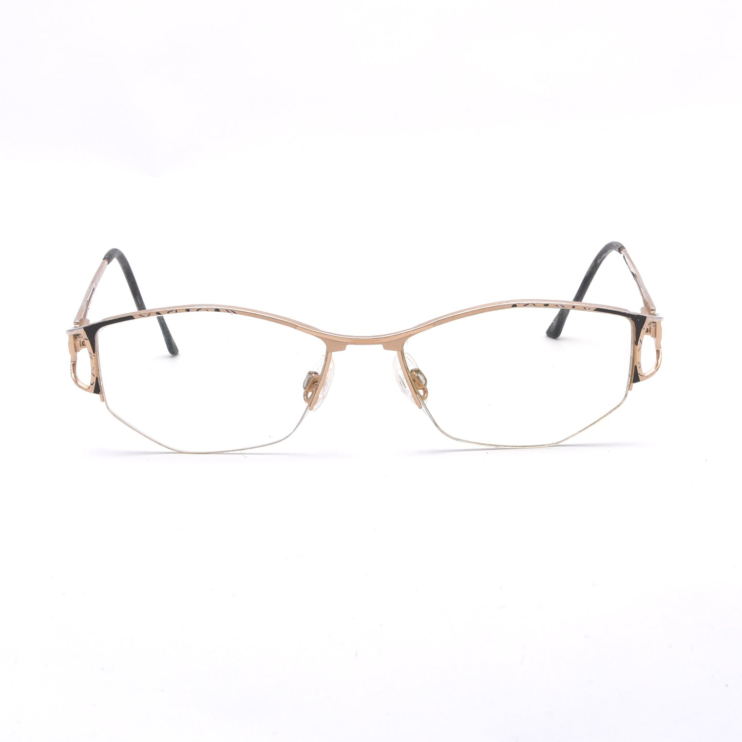 Cazal Vintage Metallrahmen - Gold & Schwarz