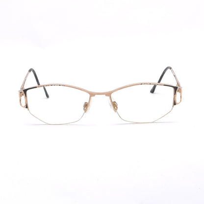 Cazal Vintage Metallrahmen - Gold & Schwarz